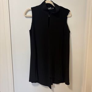 Sympli Sleeveless Asymmetrical Hem Top